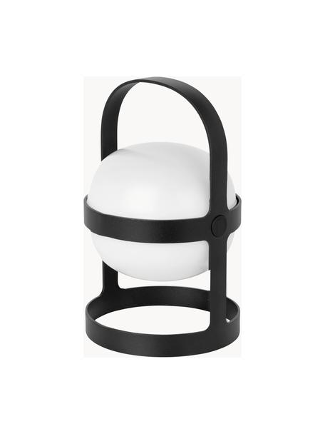 Luce solare portatile Soft Spot, Paralume: plastica, Struttura: acciaio verniciato a polv, Nero, Ø 12 x Alt. 19 cm