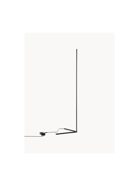 Stmívatelná stojací lampa V-Line, Černá, V 141 cm