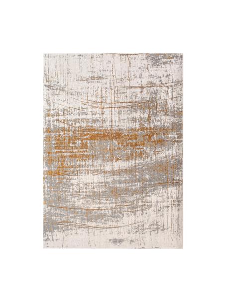 Tapis design à poils ras Griff, Ocre, tons gris, larg. 80 x long. 150 cm (taille XS)