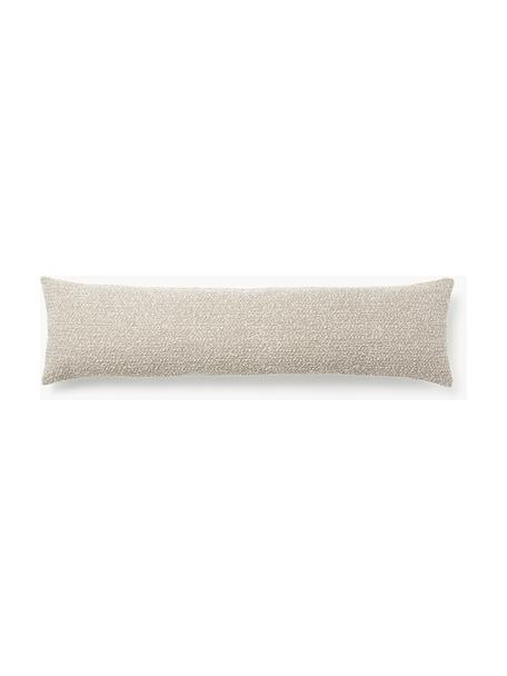 Cojín grande Bellamie, Bouclé greige, An 30 x L 115 cm