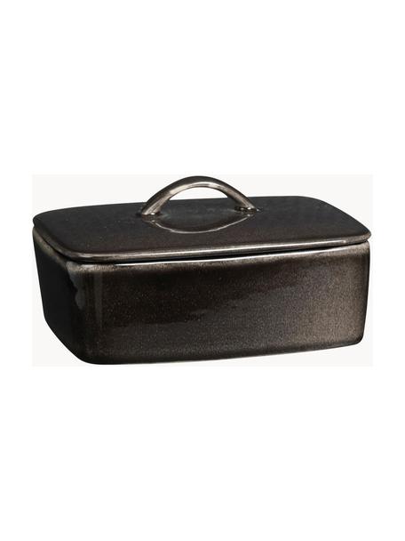 HONZUEN Burriera Ceramica Piccolo con Coperchio,Portaburro da Frigorifero  Elegante con Maniglia,Piatto Burro Porcellana,Porta Burro da  Tavola,Contenitore per Burro Cucina(Nera) : : Casa e cucina