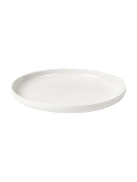 Porcelánový dezertný tanier Nessa, 2 ks, Porcelán, Biela, Ø 19 cm