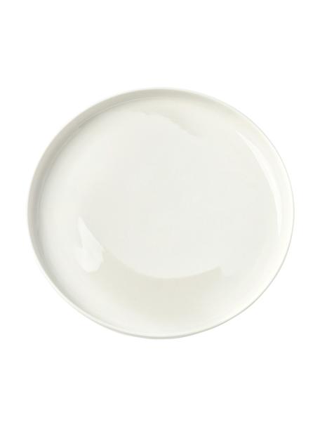 Assiettes à dessert en porcelaine Nessa, 2 pièces, Porcelaine de haute qualité, Blanc, Ø 19 cm
