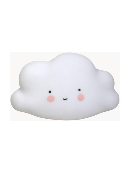 Lampada piccola a LED con timer Cloud, Plastica, senza BPA e piombo, Bianco, Larg. 17 x Alt. 10 cm