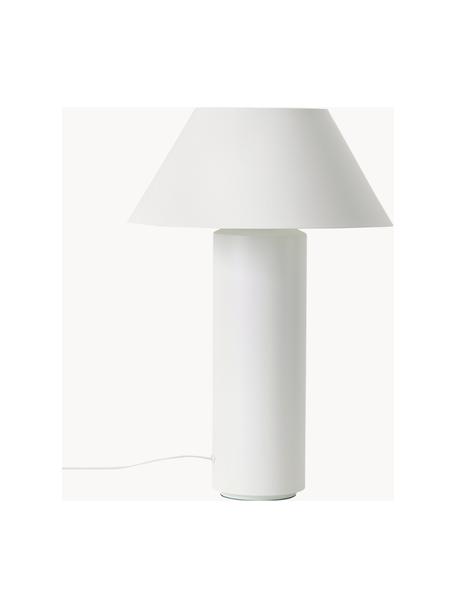 Tischlampe Niko, Lampenschirm: Metall, beschichtet, Lampenfuß: Metall, beschichtet, Weiß, Ø 35 x H 55 cm
