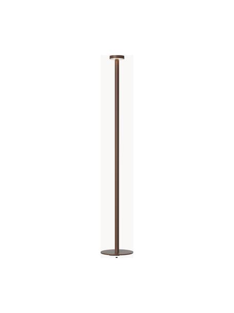 Dimmbare LED-Aussenstehlampe Boro, Braun, H 120 cm