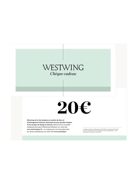 Chèque cadeau, Chèque cadeau sur papier élégant, enveloppe de haute qualité, Blanc, vert, 20