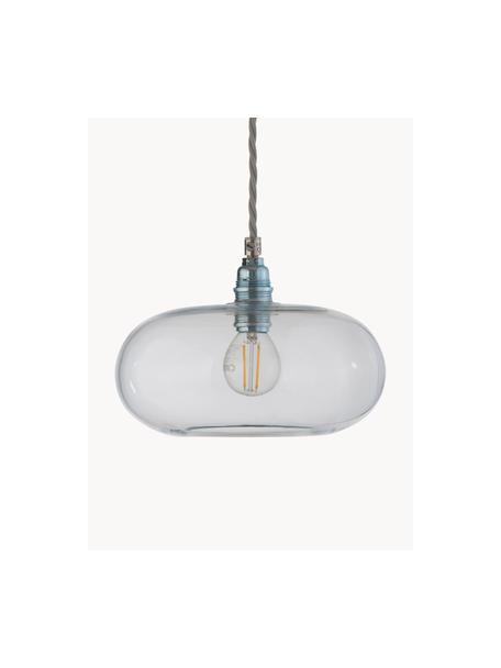 Malá závesná lampa Horizon, Priehľadná, odtiene striebornej, dúhová, Ø 21 x V 14 cm