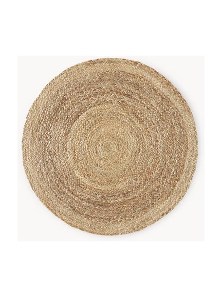 Tapis rond en jute fait main Sharmila, 100 % jute

Le toucher des tapis en jute peut être rugueux, ils ne sont pas adaptés aux contacts directs avec la peau, Brun, Ø 100 cm (taille XS)