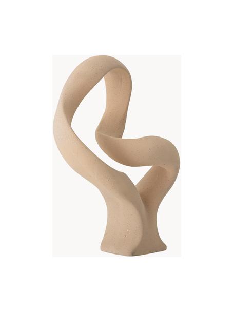 Grosses Deko-Objekt Flauna, Steingut, Beige, B 25 x H 46 cm