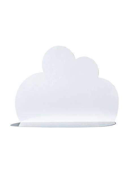 Wandregal Cloud, Metall, lackiert, Weiß, 60 x 37 cm