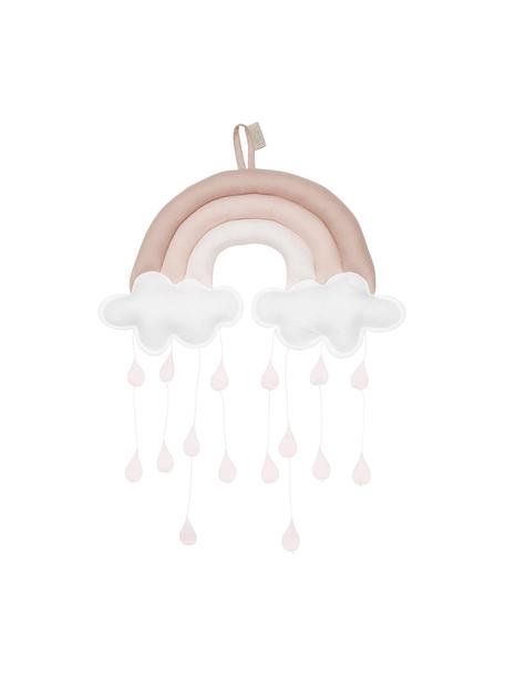 Móvil bebé Rainbow, Funda: 100% algodón ecológico co, Rosa, blanco, An 18 x Al 29 cm
