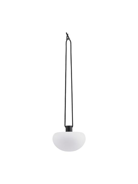 Mobiele dimbare hanglamp Sponge, Lampenkap: kunststof, Wit, zwart, Ø 20 x H 16 cm