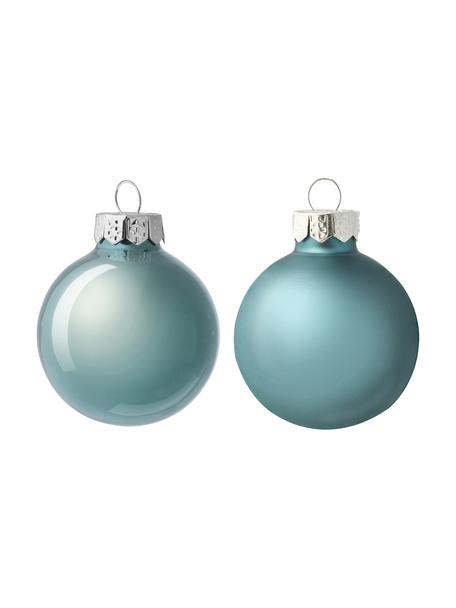 Ensemble de boules de Noël bleues Evergreen, Bleu, Ø 4 cm, 16 pièces