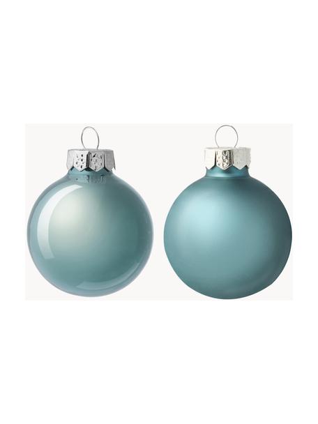 Ensemble de boules de Noël bleues Evergreen, Bleu, Ø 4 cm, 16 pièces