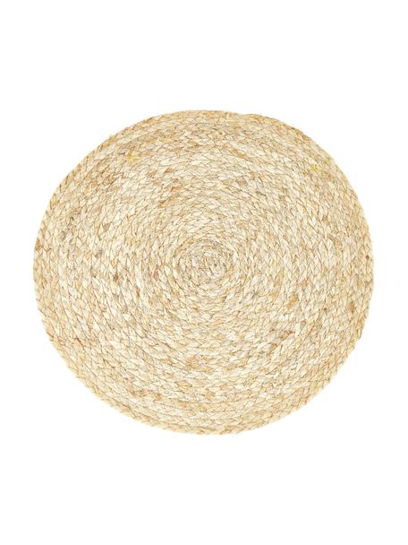 Stolové prestieranie Husk, 2 ks, Kukuričný list, Béžová, Ø 38 cm