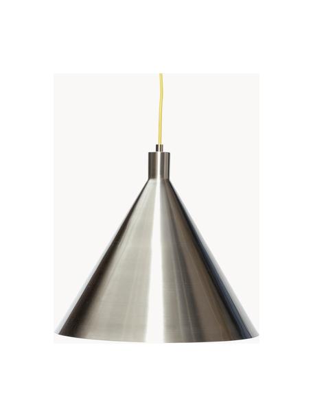 Pendelleuchte Yama, Lampenschirm: Glas, Baldachin: Metall, beschichtet, Silberfarben, Ø 40 x H 35 cm