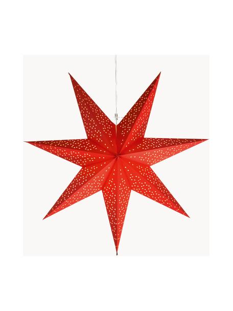 Svíticí papírová hvězda Dot, Červená, Ø 54 cm