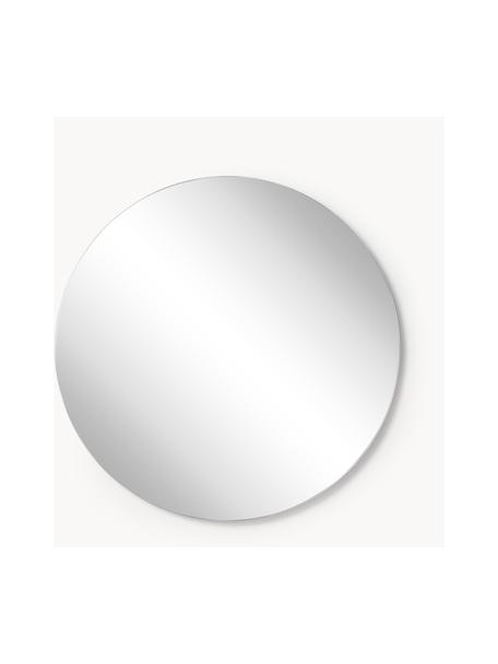 Kulaté bezrámové nástěnné zrcadlo Erin, Stříbrná, Ø 40 cm, H 2 cm