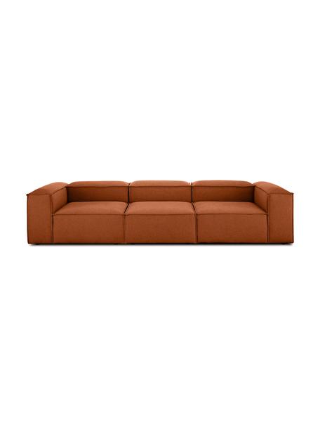 Modulárna pohovka Lennon (4-miestna), Terakotová, Š 327 x H 119 cm