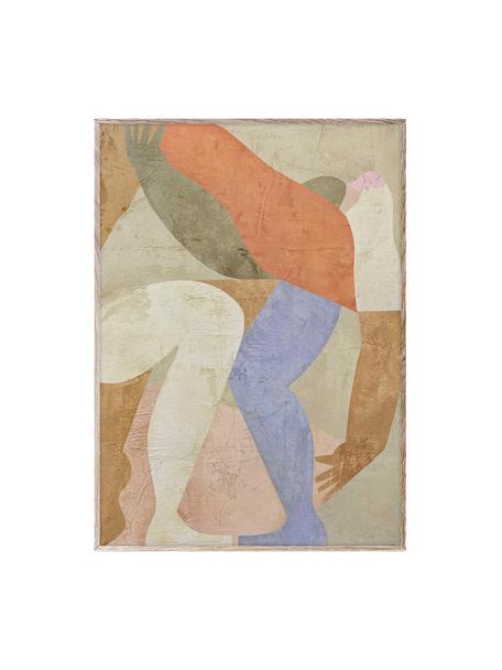 Poster Las Danzantes 02, 210 g de papier mat de la marque Hahnemühle, impression numérique avec 10 couleurs résistantes aux UV, Multicolore, larg. 30 x haut. 40 cm