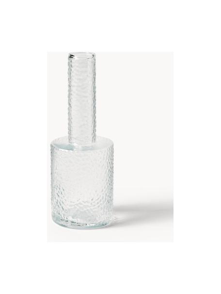 Hohe Glas-Vase Airy,  H 16 cm, Glas, Transparent, Ø 6 x H 16 cm