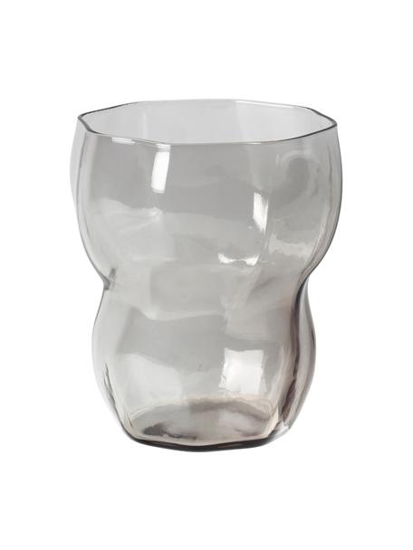 Bicchiere acqua in vetro soffiato grigio Limfjord 4 pz, Vetro, Grigio, Ø 8 x Alt. 9 cm, 250 ml