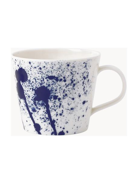 Tasse en porcelaine Pacific Blue, Porcelaine, Abstrait, Ø 10 x haut. 9 cm, 400 ml