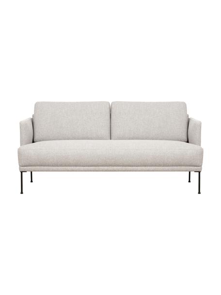 Sofá Fluente (2 plazas), Tapizado: 80% poliéster, 20% ramio , Estructura: madera de pino maciza, Patas: metal con pintura en polv, Tejido beige, An 166 x F 85 cm