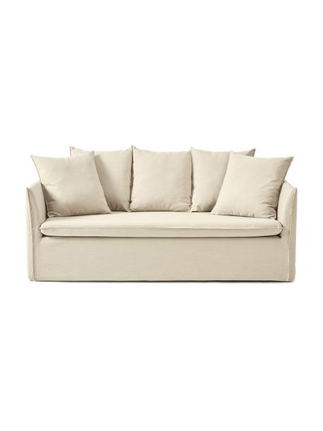 Sofa Mila (2-Sitzer) in Dunkelbeige, Bezug: 100% Polyester Der hochwe, Gestell: Kieferholz, Faserplatte, , Webstoff Dunkelbeige, B 190 x H 85 cm