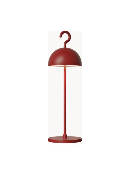 Lampada piccola da esterno a LED con luce regolabile Hook, Lampada: alluminio rivestito, Rosso ruggine, Ø 11 x Alt. 36 cm