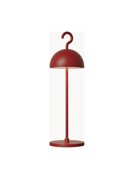 Malé exteriérové LED svítidlo Hook, stmívatelné, Rezavě červená, Ø 11 cm, V 36 cm