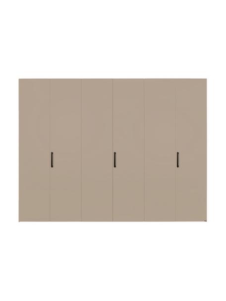 Draaideurkast Madison 6 deuren, inclusief montageservice, Frame: panelen op houtbasis, gel, Zandkleurig, B 302 x H 230 cm