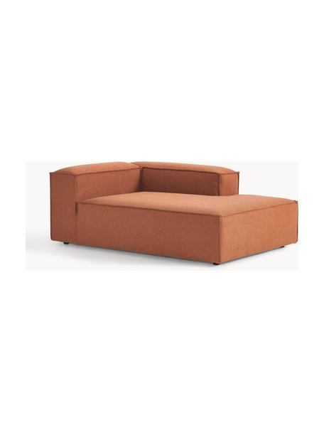 Diván modular Lennon, Tapizado: 100% poliéster Alta resis, Estructura: madera contrachapada de p, Patas: plástico, Tejido terracota, An 119 x F 180 cm, chaise longue izquierda