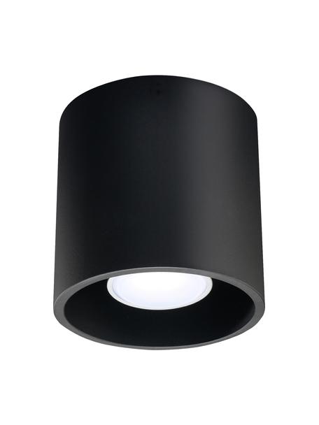 Stropná bodová lampa Roda, Čierna, Ø 10 x V 10 cm