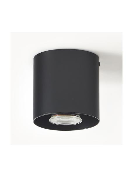 Faretto da soffitto Roda, Cornice: alluminio rivestito, Nero, Ø 10 x Alt. 10 cm