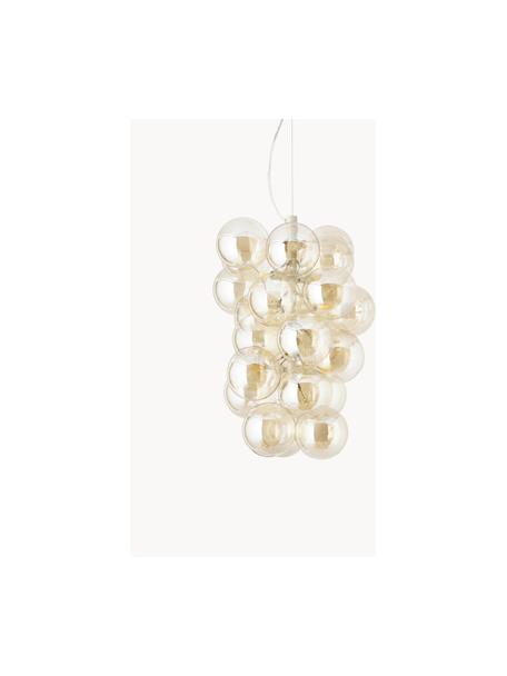 Lampada a sospensione di design in vetro Bubbles, Paralume: vetro, Dorato, Ø 41 cm