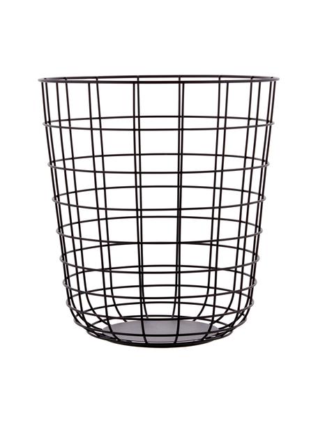 Grand panier en métal Wire, Noir, Ø 32 x haut. 35 cm