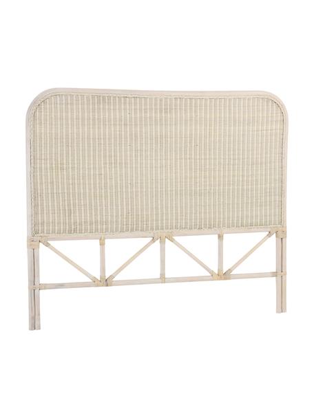 Zagłówek do łóżka z rattanu Helen, Rattan, Beżowy, S 160 x W 137 cm