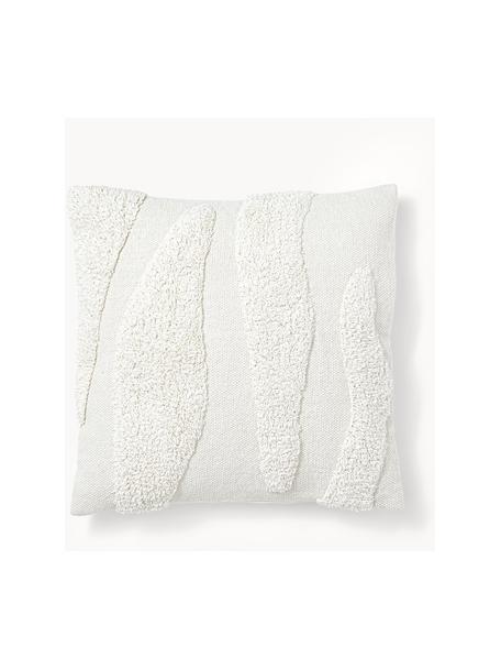 Poszewka na poduszkę Gabriel, 100% bawełna, Złamana biel, S 45 x D 45 cm