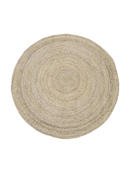 Runder Jute-Teppich Sharmila, handgefertigt, 100% Jute

Da die Haptik von Jute-Teppichen rau ist, sind sie für den direkten Hautkontakt weniger geeignet., Beige, Ø 100 cm (Größe XS)
