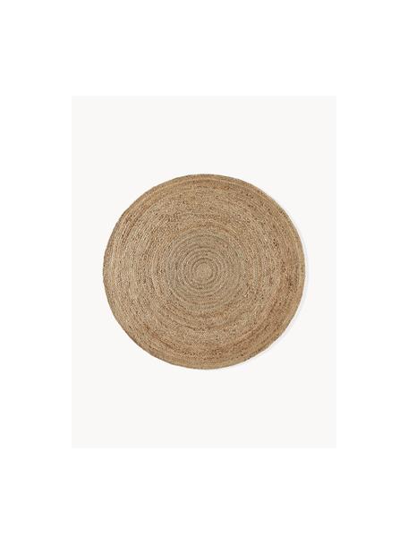 Okrúhly koberec z juty Sharmila, 100 % juta

Pretože jutové koberce sú drsné, sú menej vhodné na priamy kontakt s pokožkou, Hnedá, Ø 100 cm (veľkosť XS)