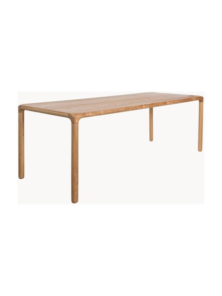 Eettafel Storm van essenhout, verschillende formaten, Tafelblad: MDF, essenhoutfineer, Poten: essenhout, Essenhout, licht, B 220 x D 90 cm