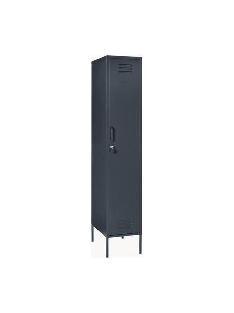 Petite armoire Skinny, Acier, revêtement par poudre, Anthracite, larg. 35 x haut. 183 cm