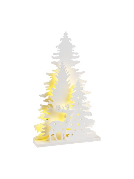 Dekoracja świetlna LED zasilana na baterie Forta, Tworzywo sztuczne, Biały, S 22 x W 36 cm