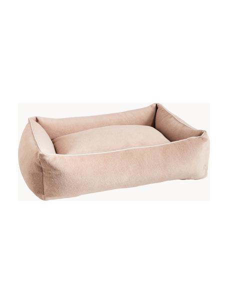 Lit pour chien en velours Classic, tailles variées, Velours pêche, larg. 68 x prof. 55 cm