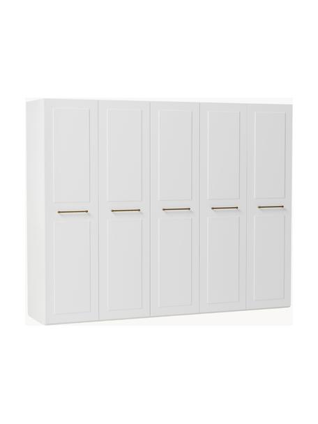 Szafa modułowa Charlotte, 250 cm, różne warianty, Korpus: płyta wiórowa z certyfika, Biały, S 250 x W 200 cm, Basic