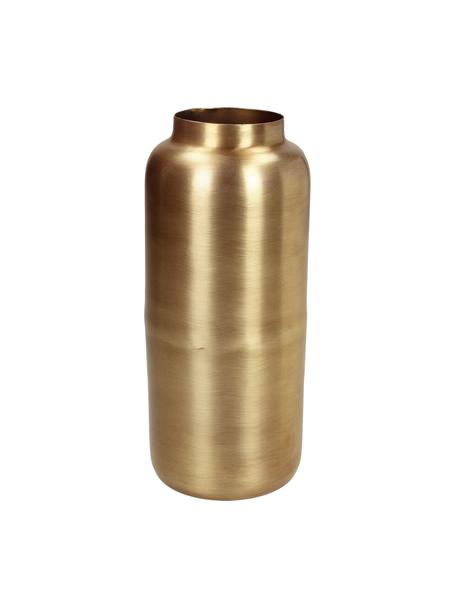Wazon z metalu Simply, Metal powlekany, Odcienie mosiądzu, Ø 8 x W 19 cm