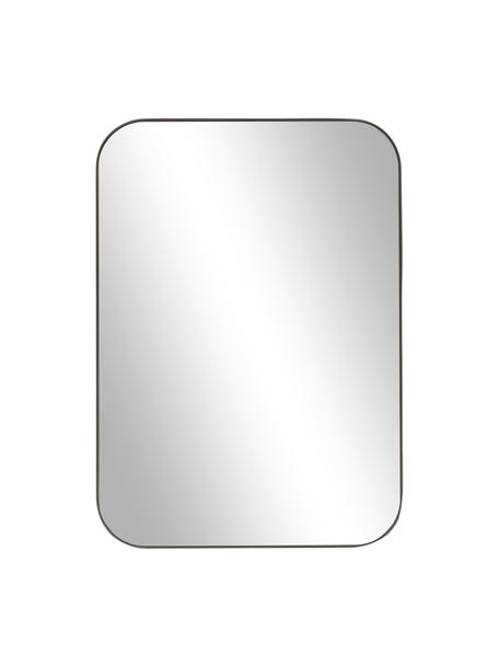 Lustro ścienne z metalową ramą Lily, Czarny, S 50 x W 70 cm