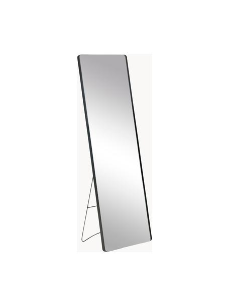 Miroir sur pied Stefo, Noir, larg. 45 x haut. 140 cm